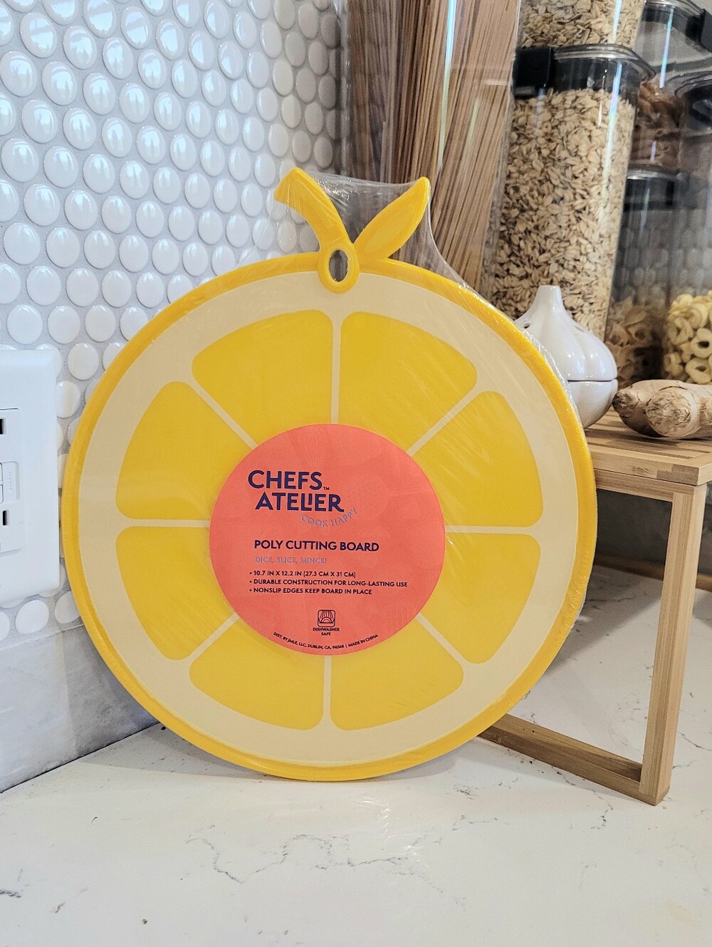 Chefs Atelier Yellow Lemon Poly Cutting Board
